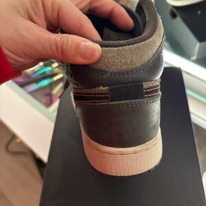 Jordan Kids Shoes Black and Tan